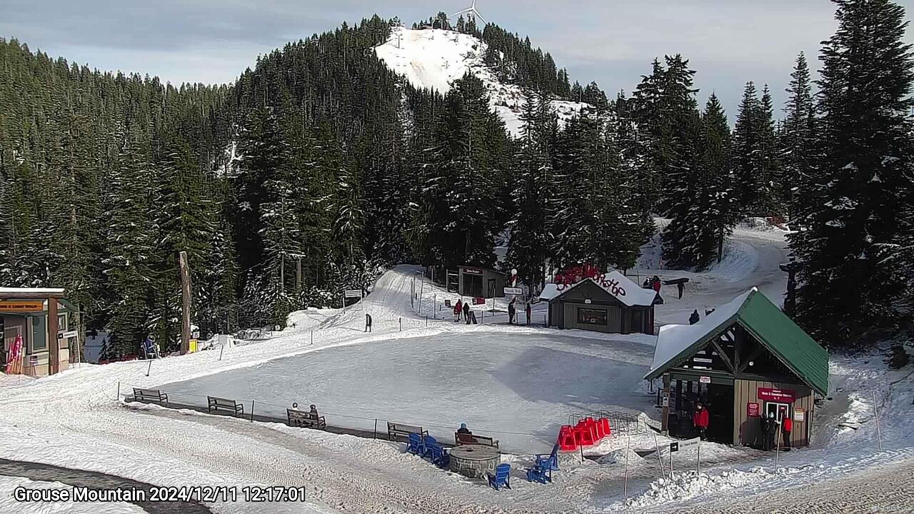 Webcam frame from Grouse Mountain at 2024/12/11 12:00