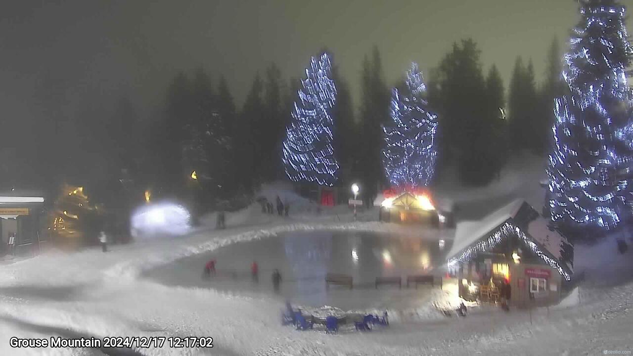 Webcam frame from Grouse Mountain at 2024/12/17 12:00
