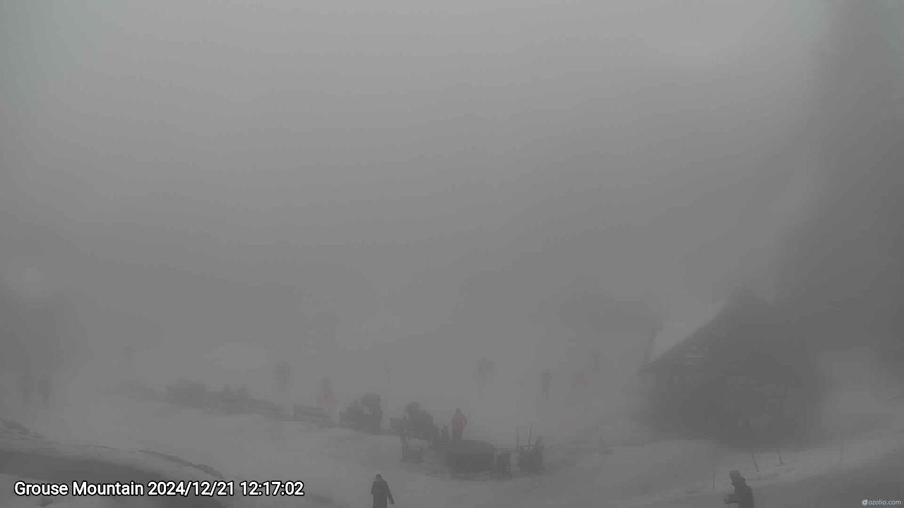 Webcam frame from Grouse Mountain at 2024/12/21 12:00