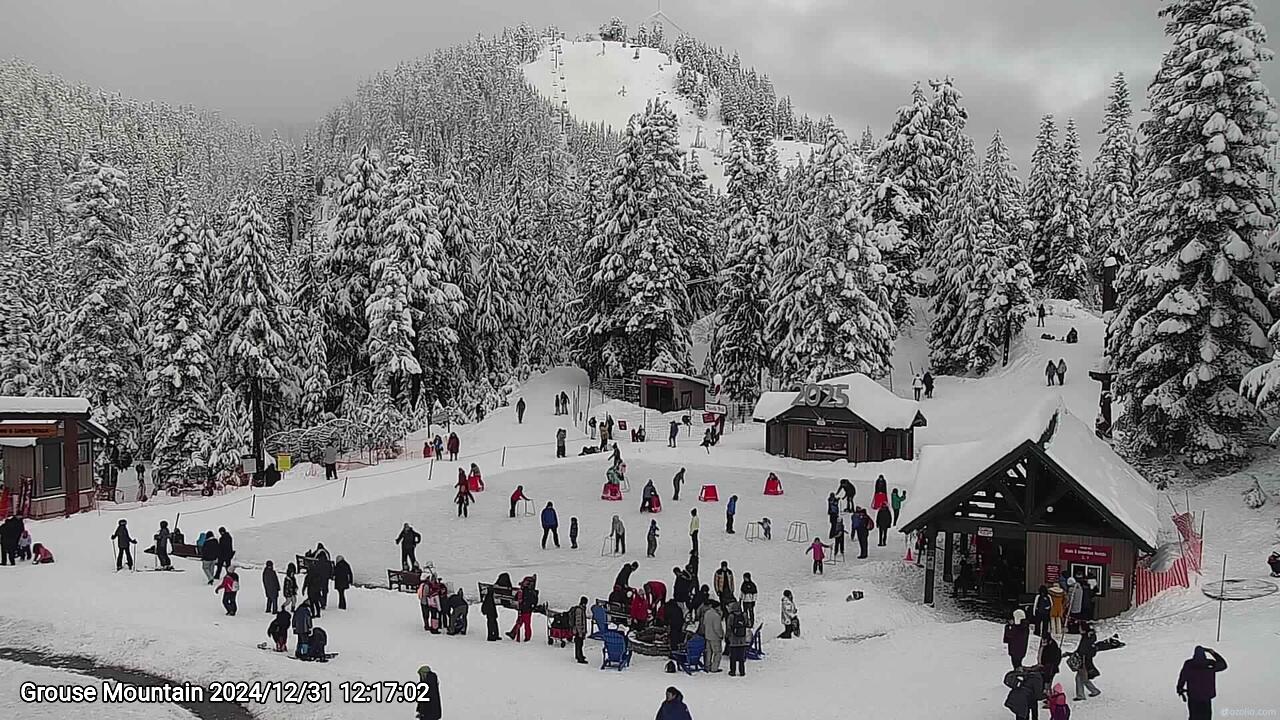 Webcam frame from Grouse Mountain at 2024/12/31 12:00