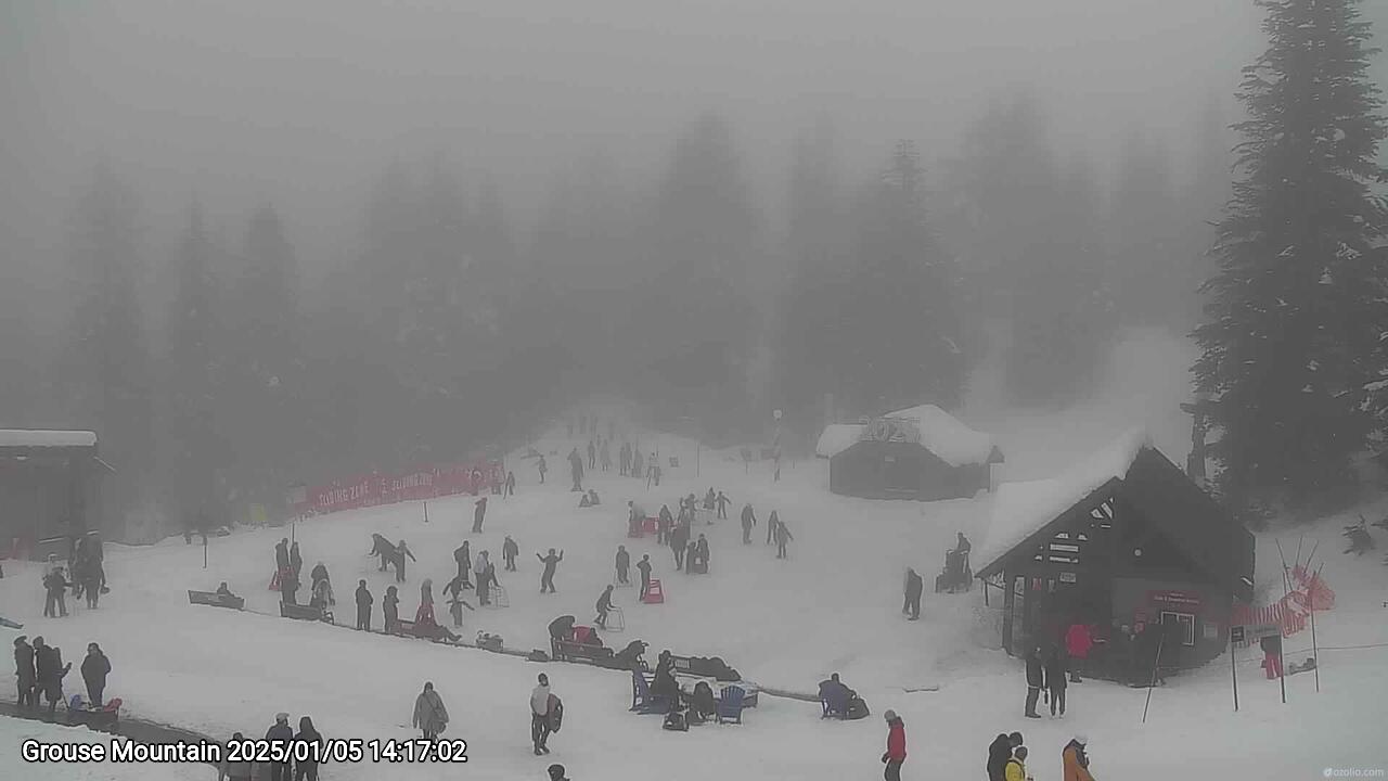 Webcam frame from Grouse Mountain on 2025/01/05