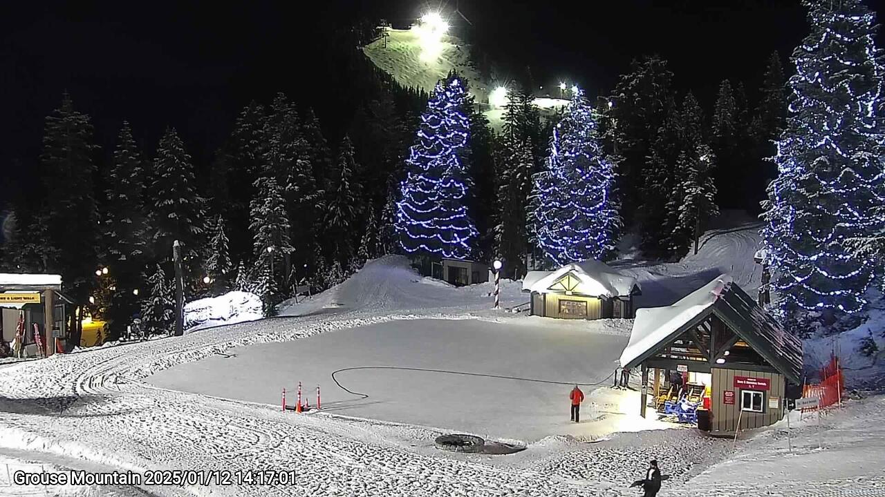 Webcam frame from Grouse Mountain on 2025/01/12