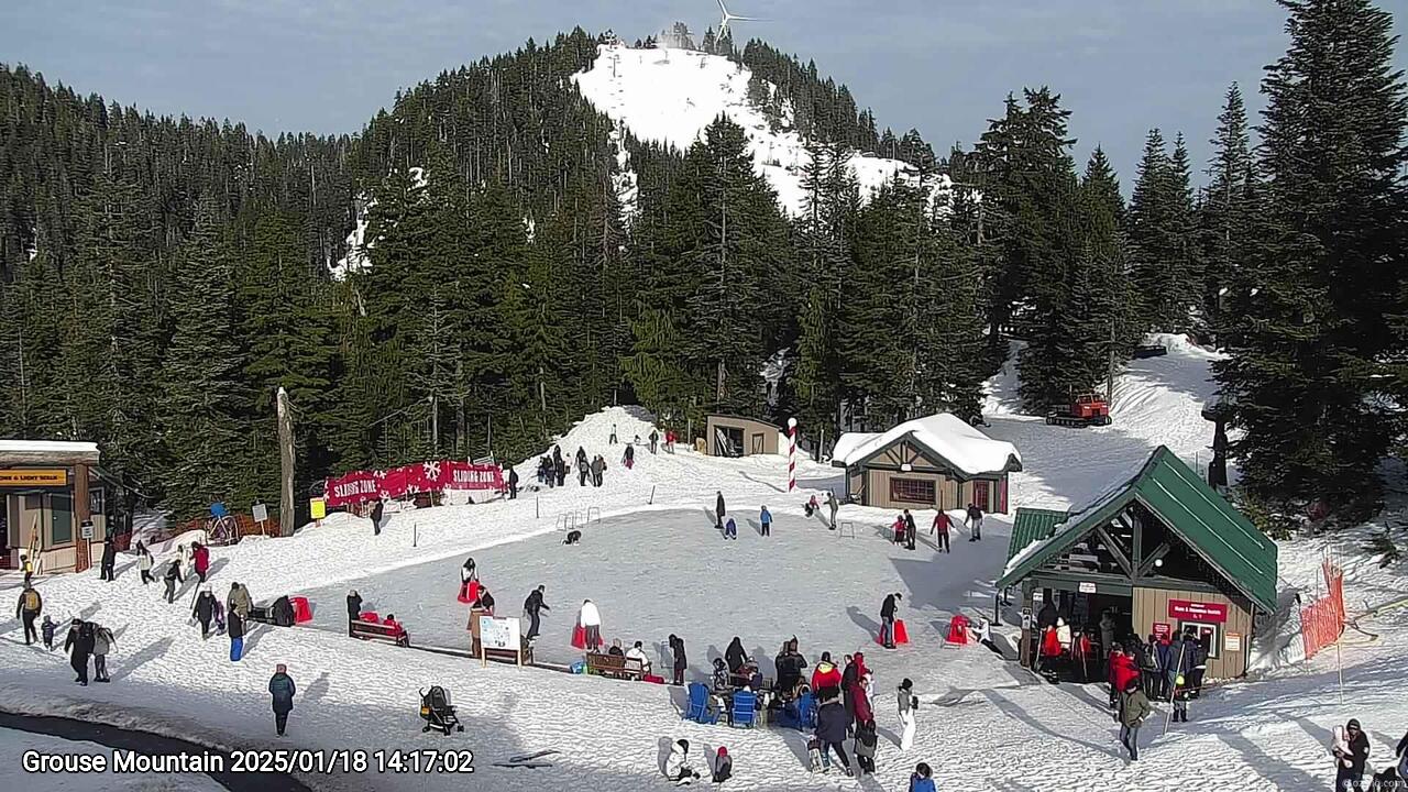 Webcam frame from Grouse Mountain on 2025/01/18