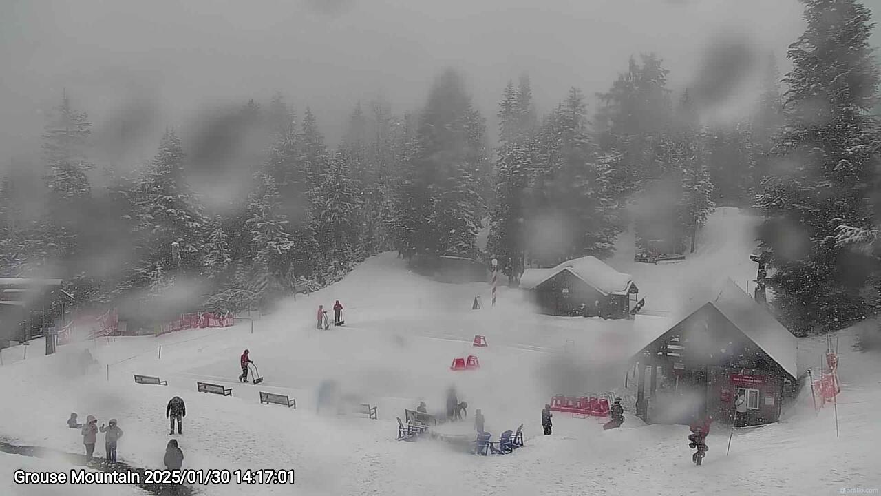 Webcam frame from Grouse Mountain on 2025/01/30