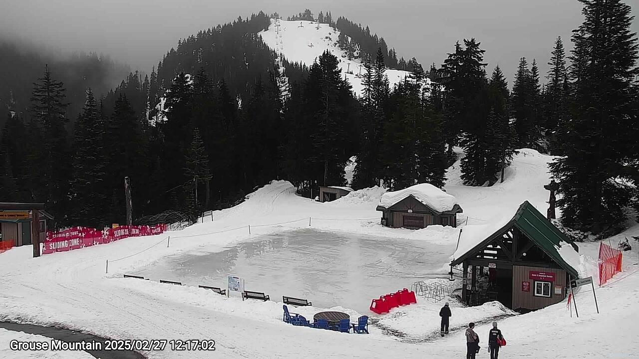 Webcam frame from Grouse Mountain at 2025/02/27 12:00