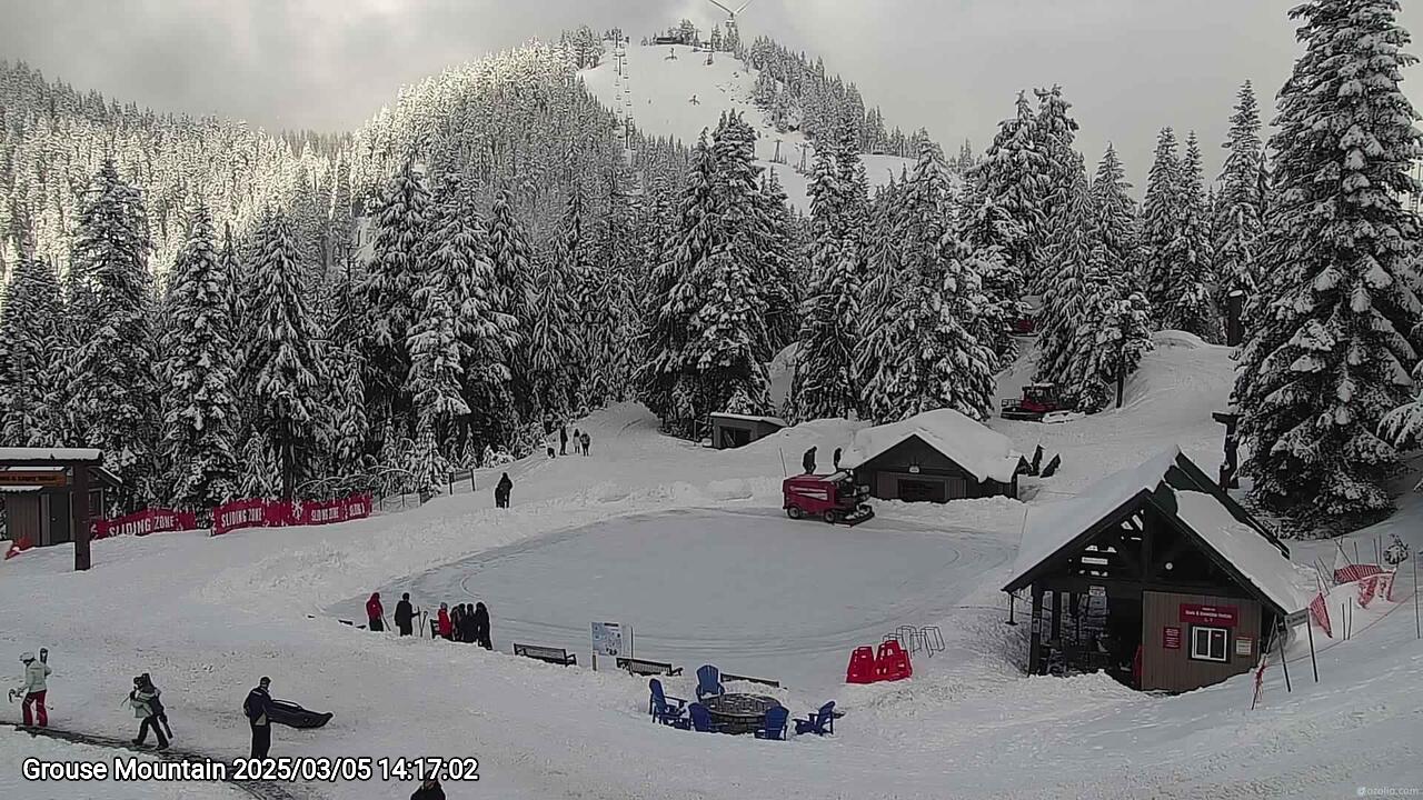 Webcam frame from Grouse Mountain on 2025/03/05
