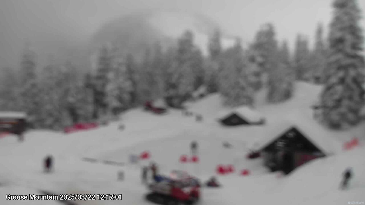 Webcam frame from Grouse Mountain at 2025/03/22 12:00
