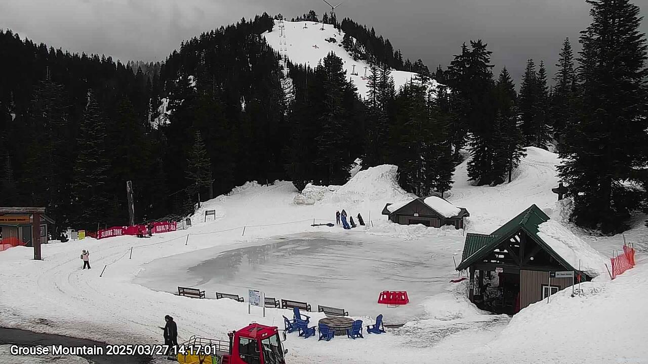 Webcam frame from Grouse Mountain on 2025/03/27