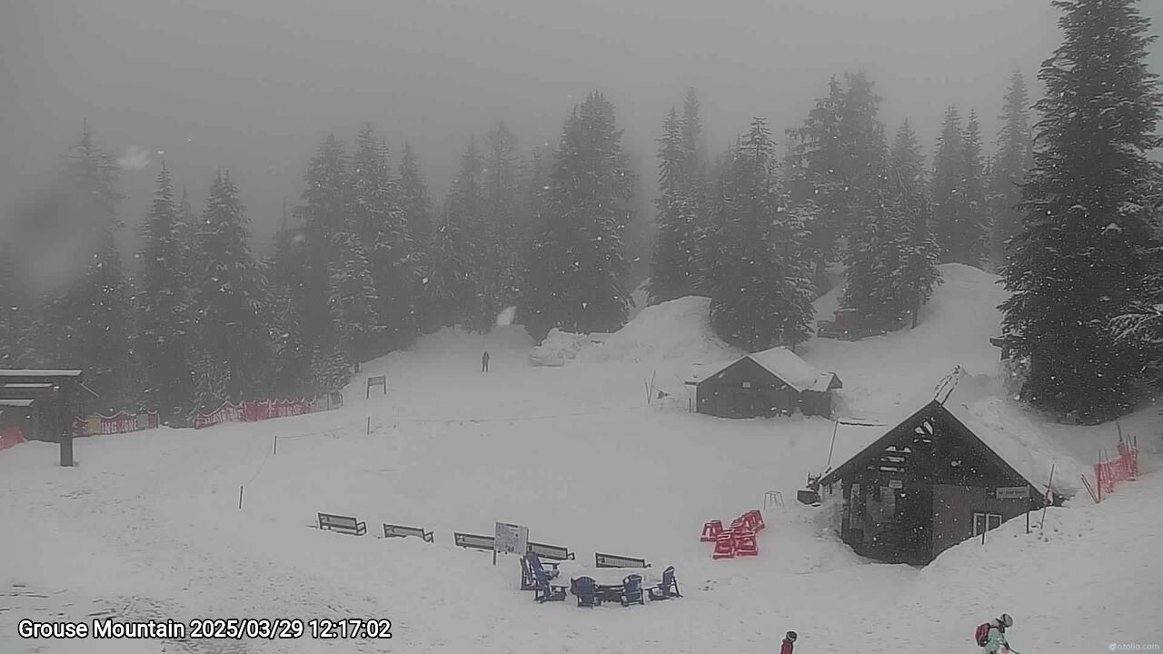 Webcam frame from Grouse Mountain at 2025/03/29 12:00