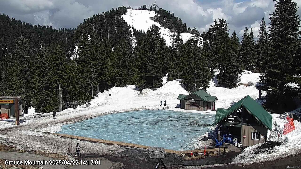 Webcam frame from Grouse Mountain on 2025/04/22