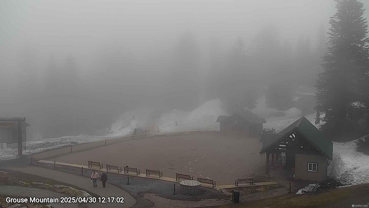 Webcam frame from Grouse Mountain at 2025/04/30 12:00