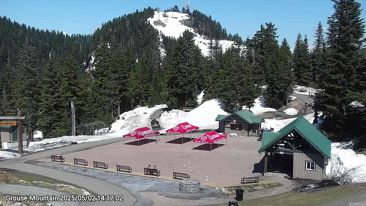 Webcam frame from Grouse Mountain on 2025/05/02