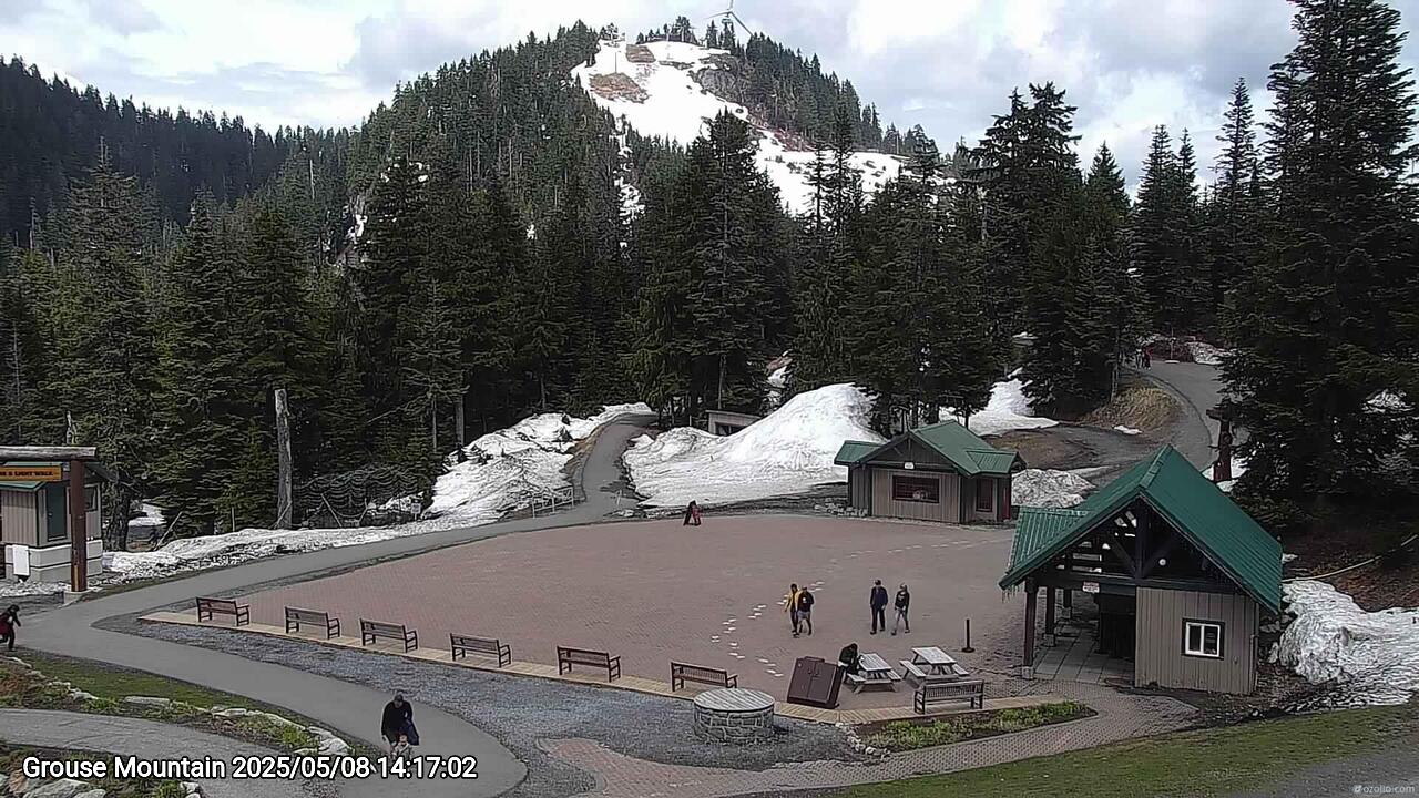 Webcam frame from Grouse Mountain on 2025/05/08