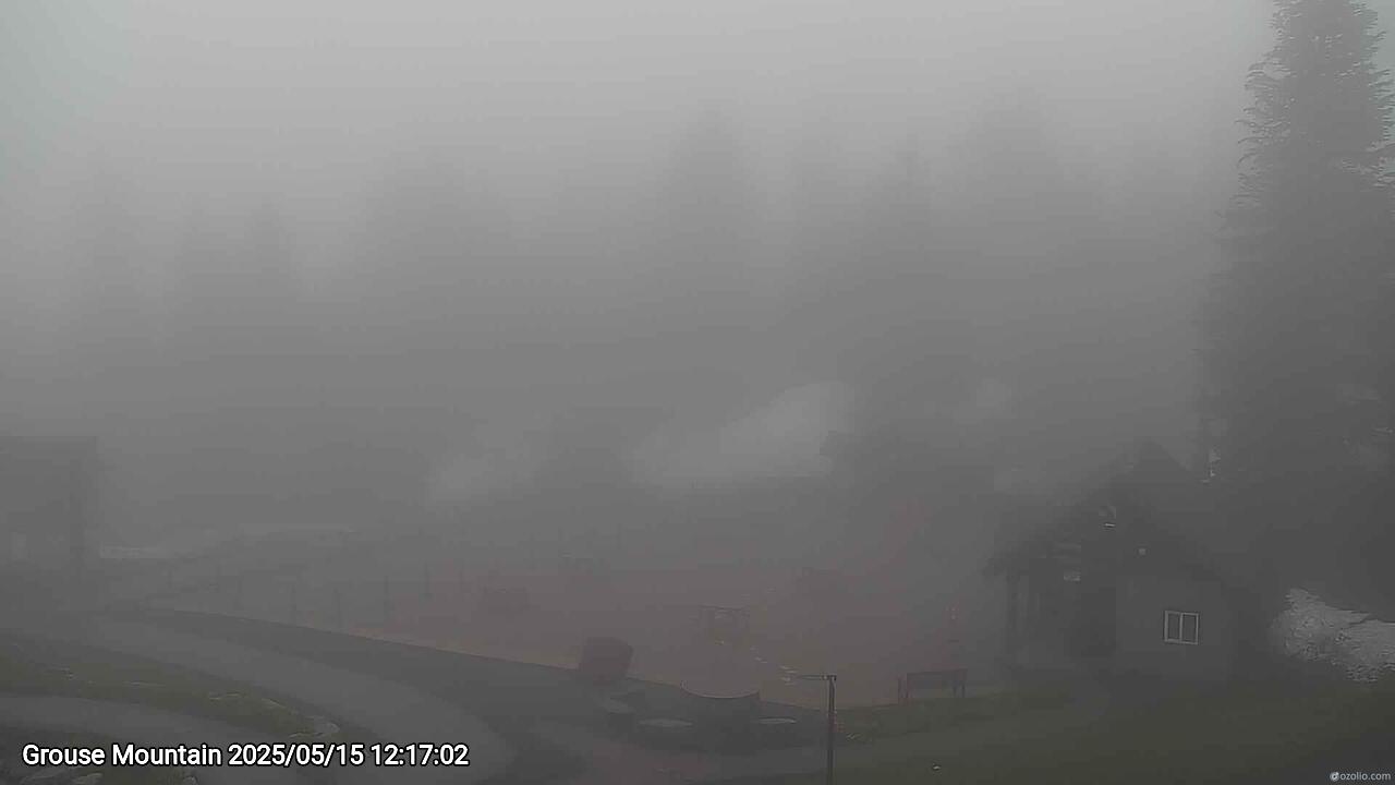 Webcam frame from Grouse Mountain at 2025/05/15 12:00