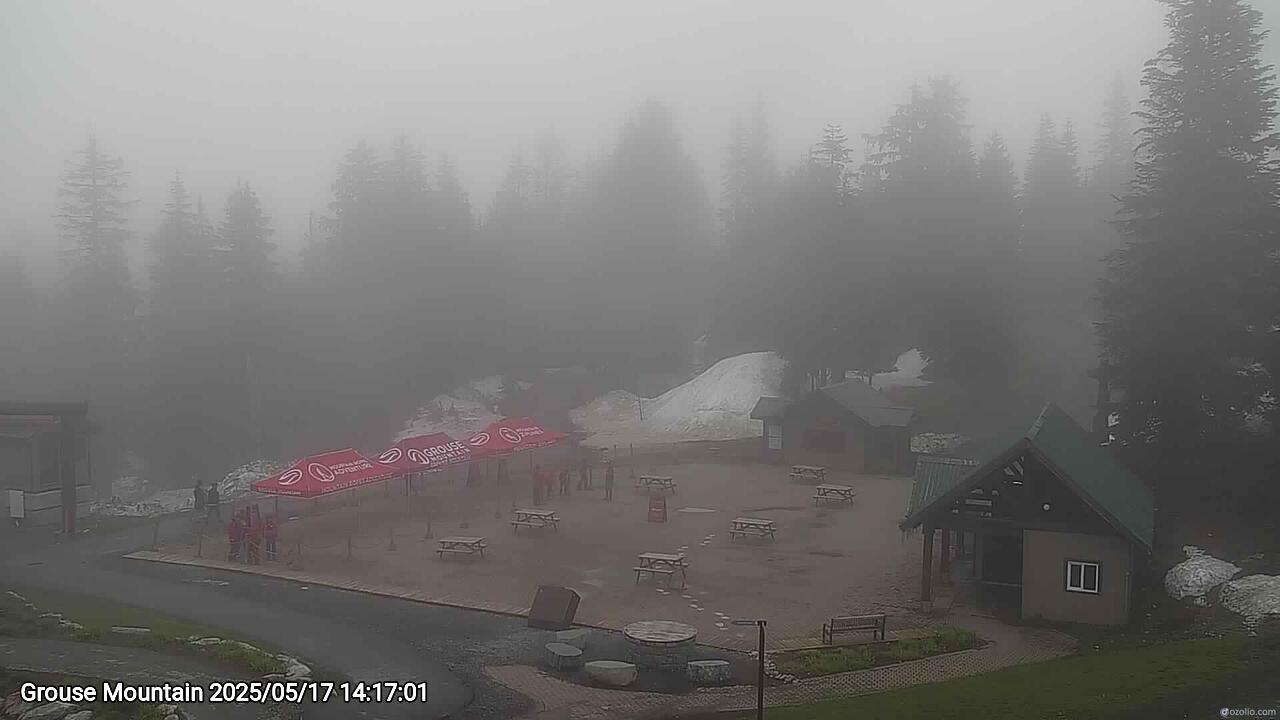 Webcam frame from Grouse Mountain on 2025/05/17