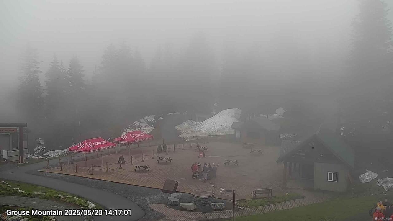 Webcam frame from Grouse Mountain on 2025/05/20