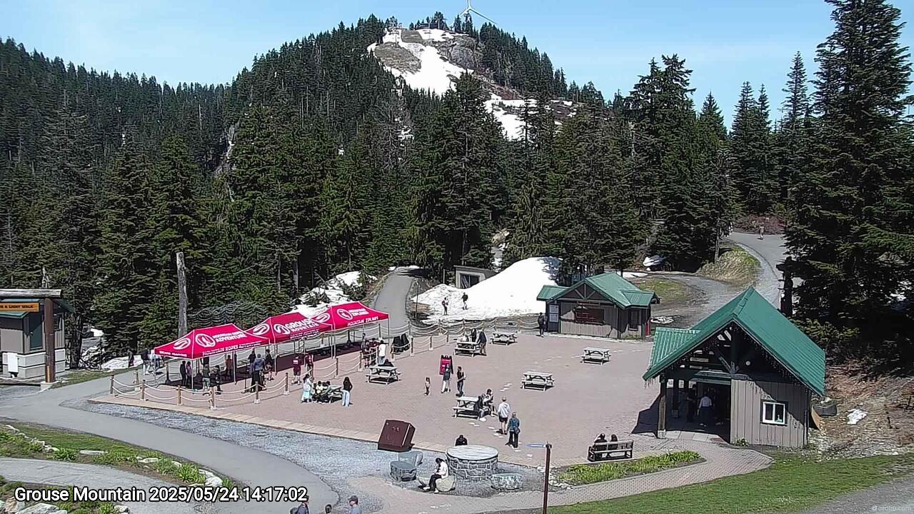 Webcam frame from Grouse Mountain on 2025/05/24