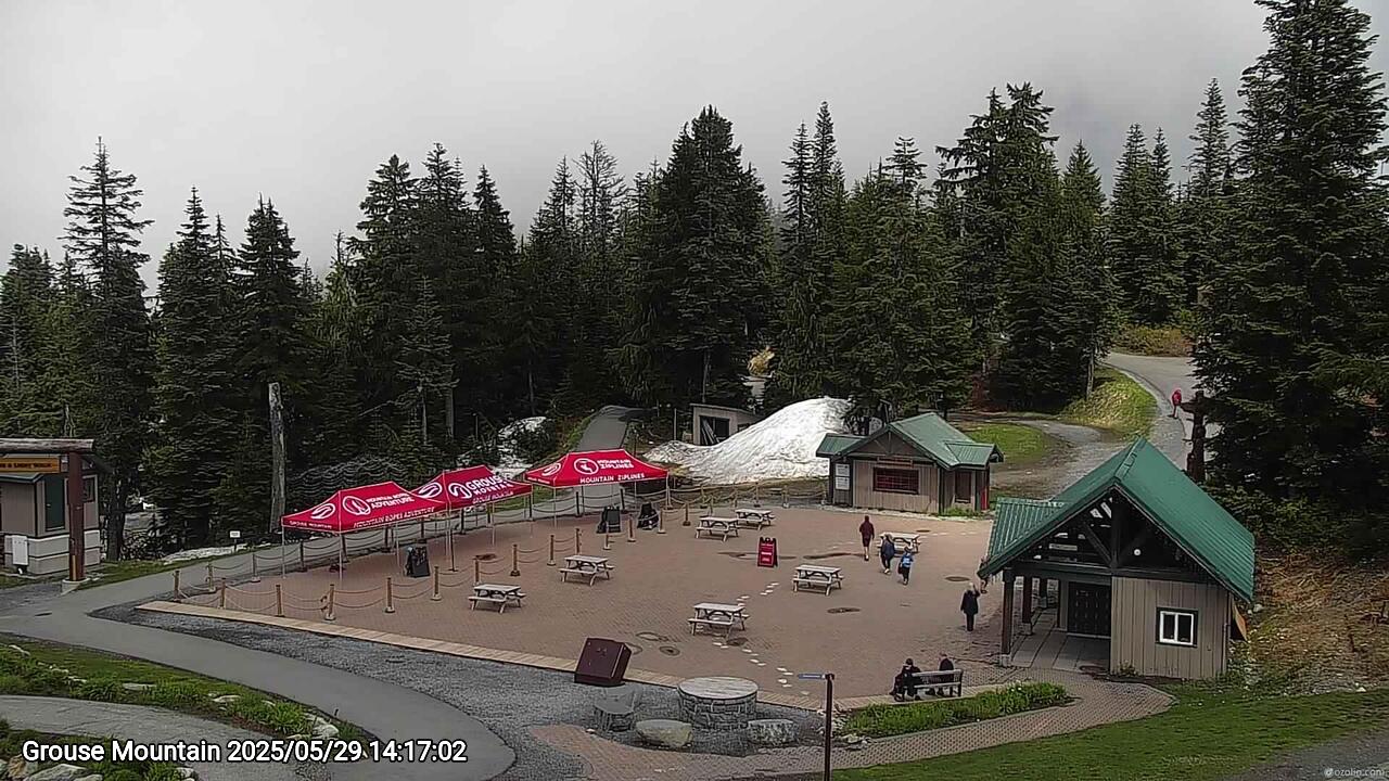 Webcam frame from Grouse Mountain on 2025/05/29