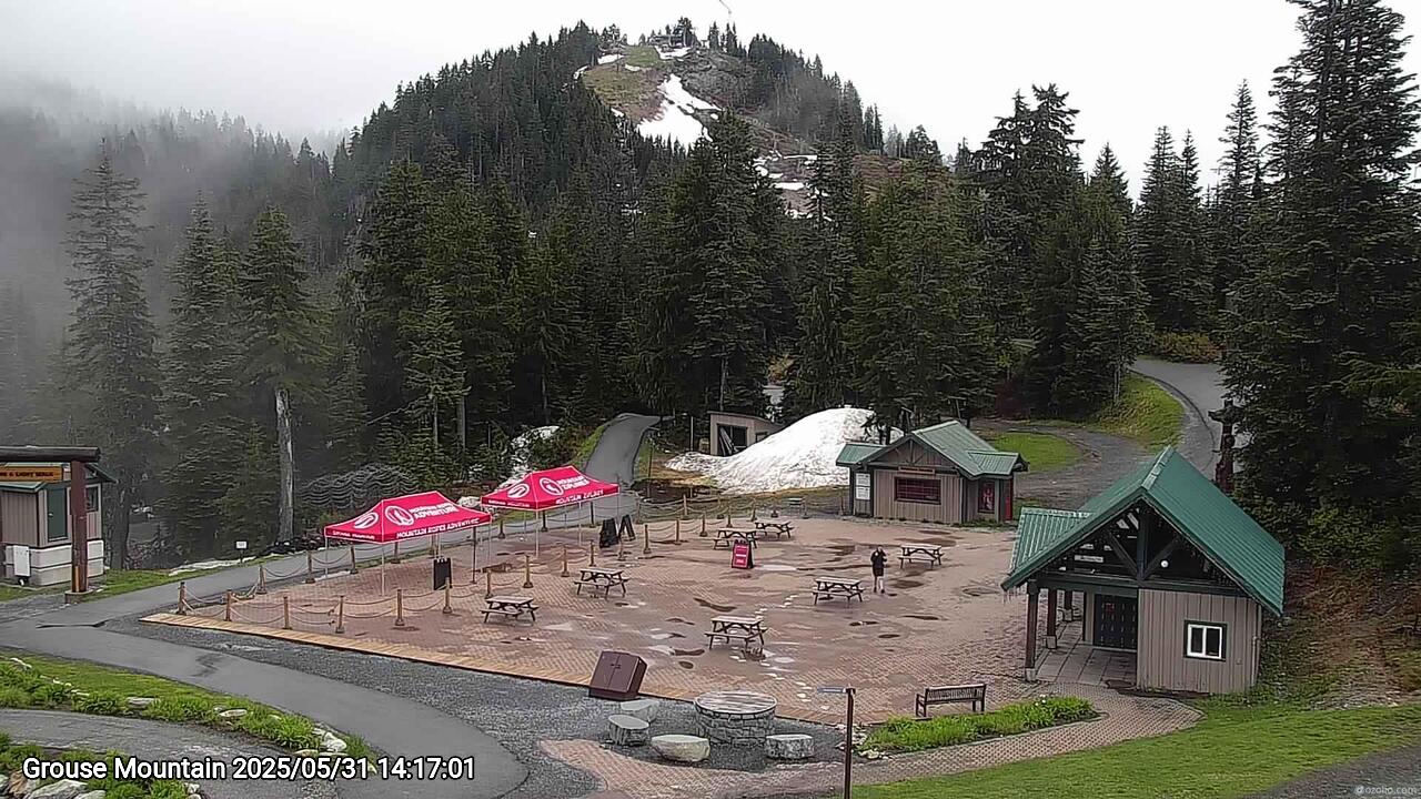 Webcam frame from Grouse Mountain on 2025/05/31