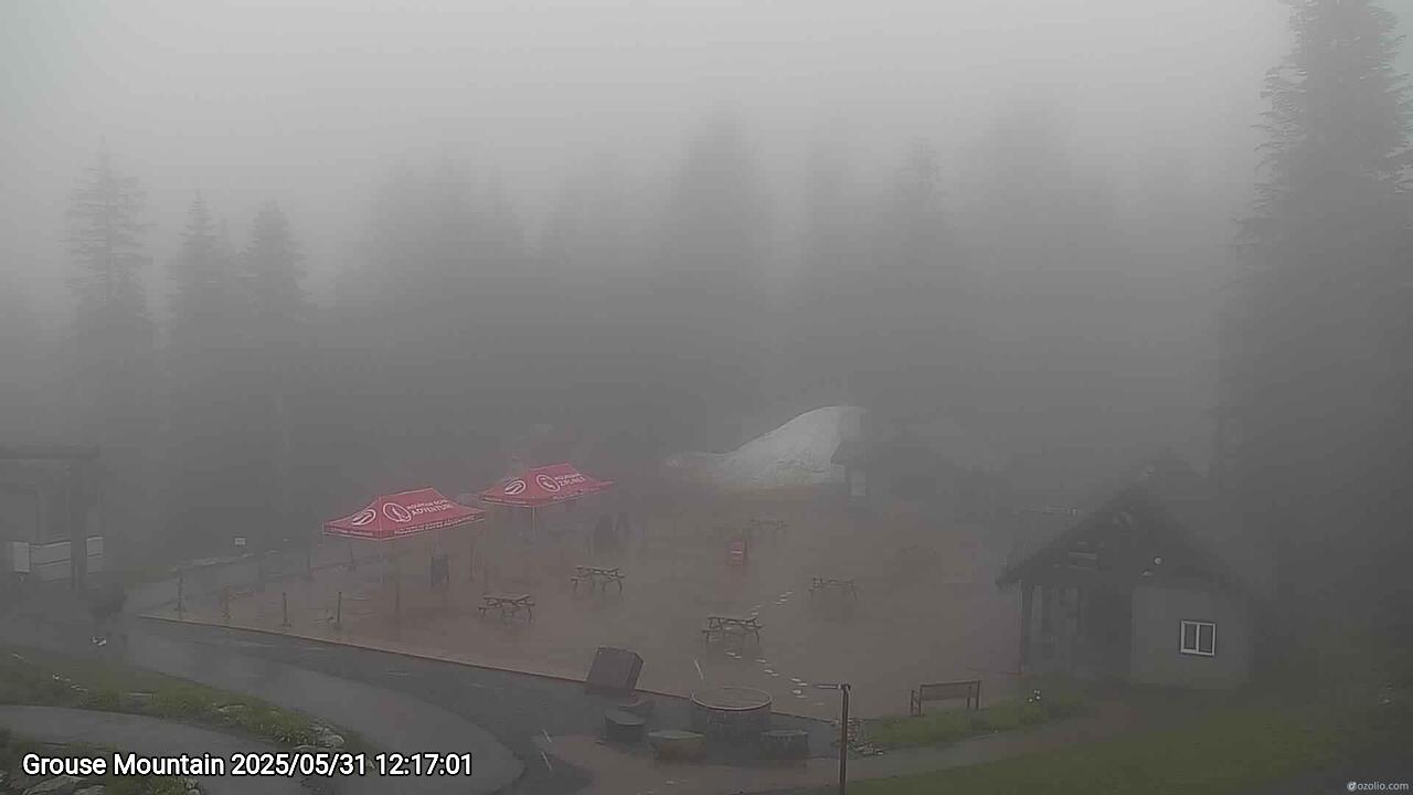 Webcam frame from Grouse Mountain at 2025/05/31 12:00
