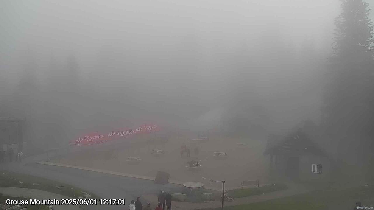 Webcam frame from Grouse Mountain at 2025/06/01 12:00