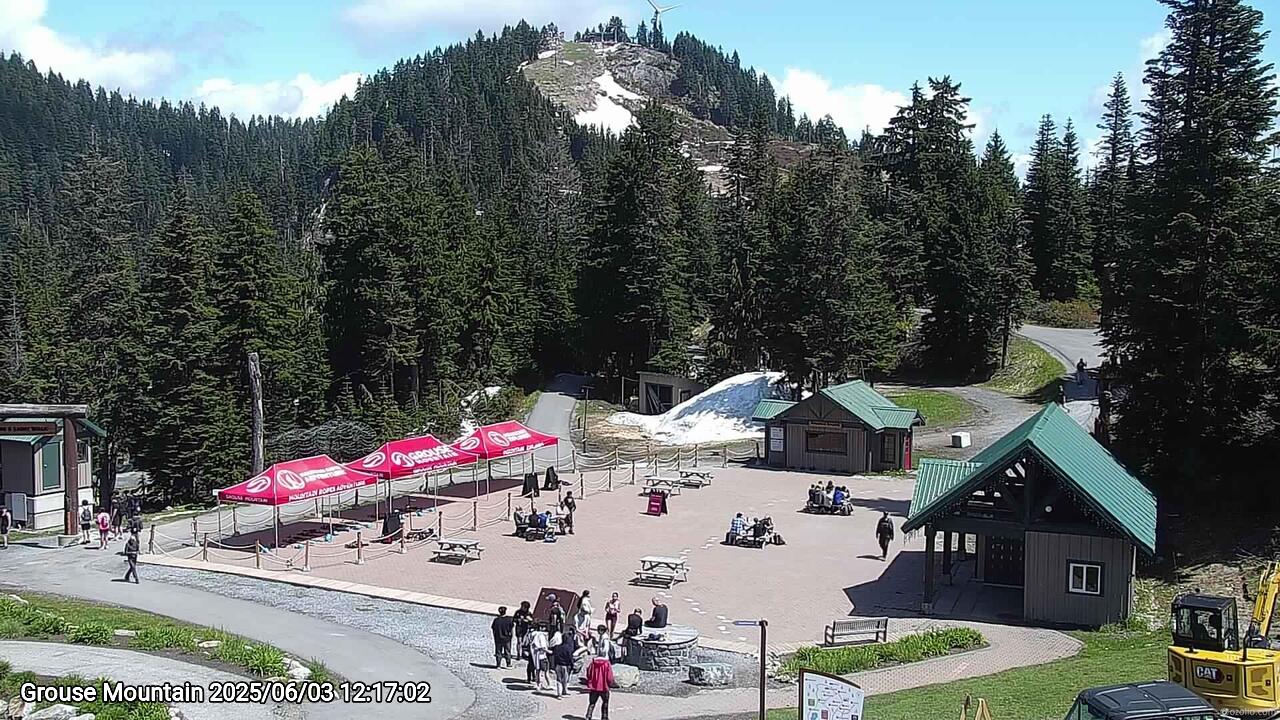 Webcam frame from Grouse Mountain at 2025/06/03 12:00