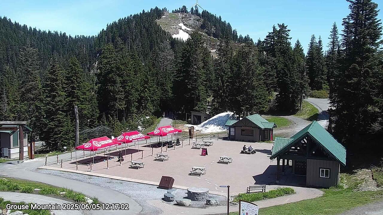 Webcam frame from Grouse Mountain at 2025/06/05 12:00