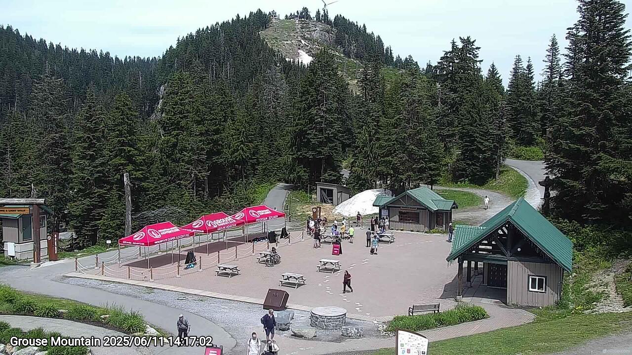Webcam frame from Grouse Mountain on 2025/06/11