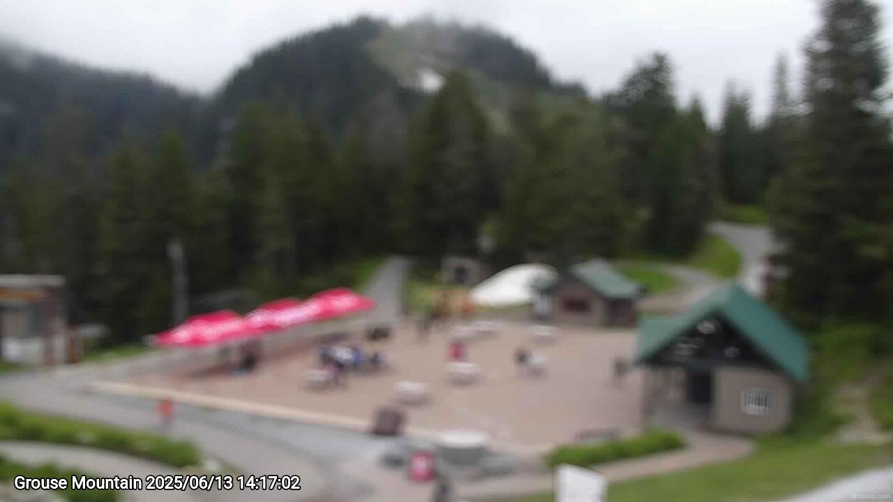 Webcam frame from Grouse Mountain on 2025/06/13