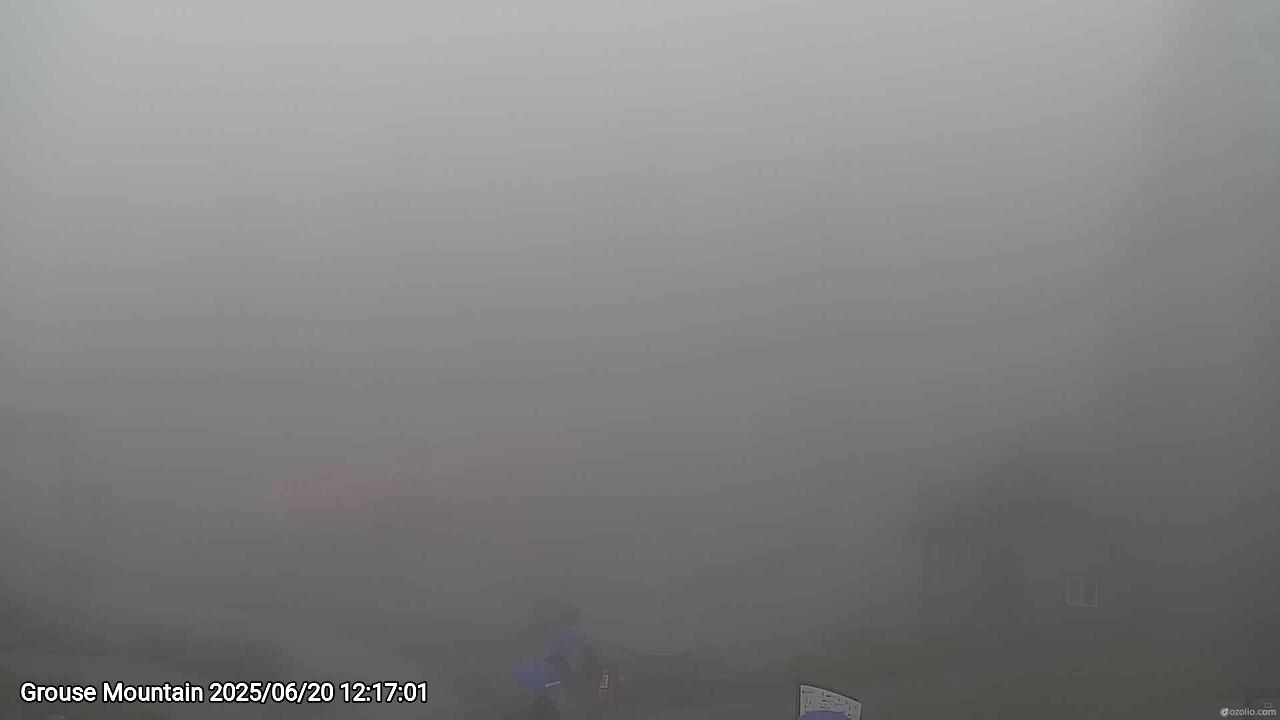 Webcam frame from Grouse Mountain at 2025/06/20 12:00