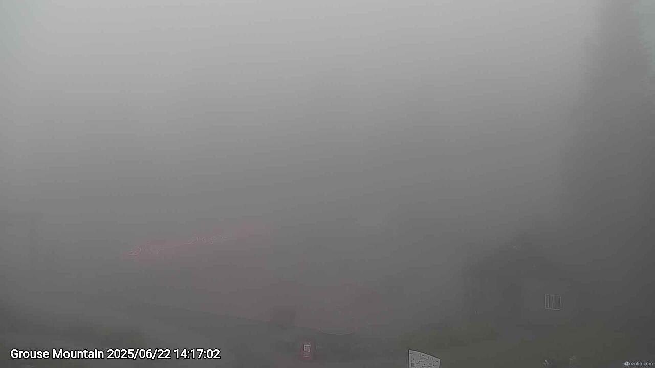 Webcam frame from Grouse Mountain on 2025/06/22