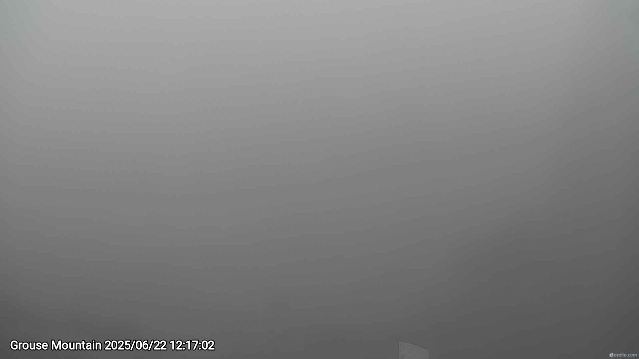 Webcam frame from Grouse Mountain at 2025/06/22 12:00