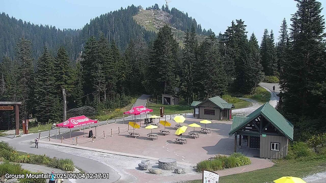 Webcam frame from Grouse Mountain at 2025/09/04 12:00