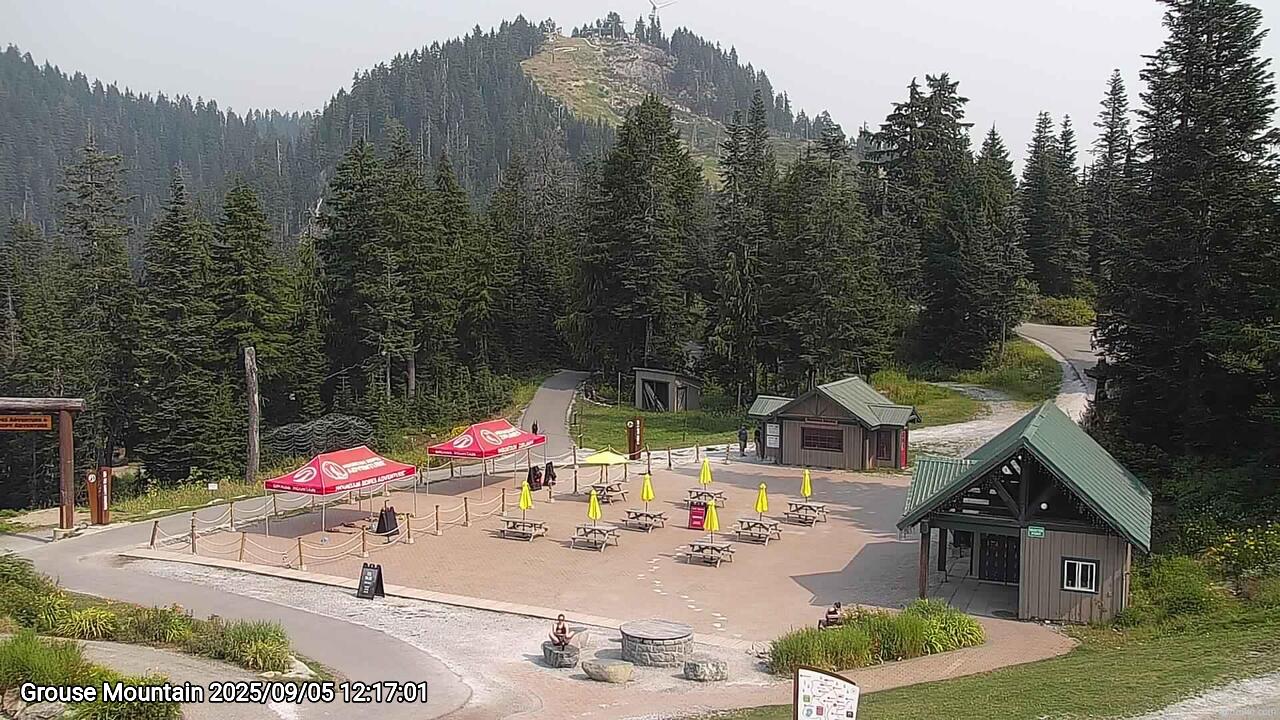 Webcam frame from Grouse Mountain at 2025/09/05 12:00