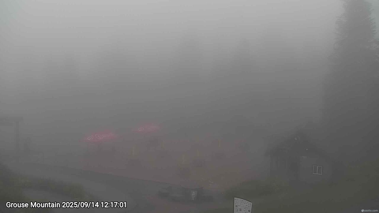 Webcam frame from Grouse Mountain at 2025/09/14 12:00