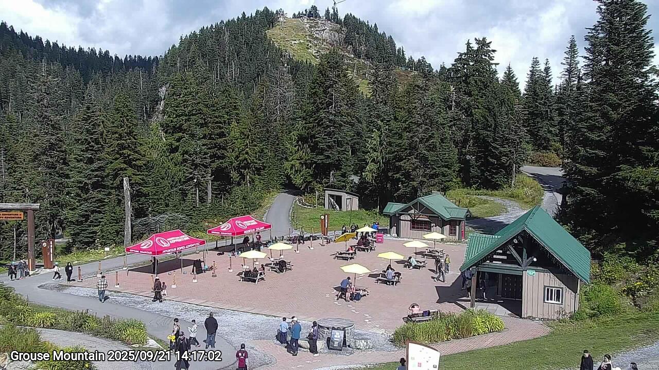 Webcam frame from Grouse Mountain on 2025/09/21