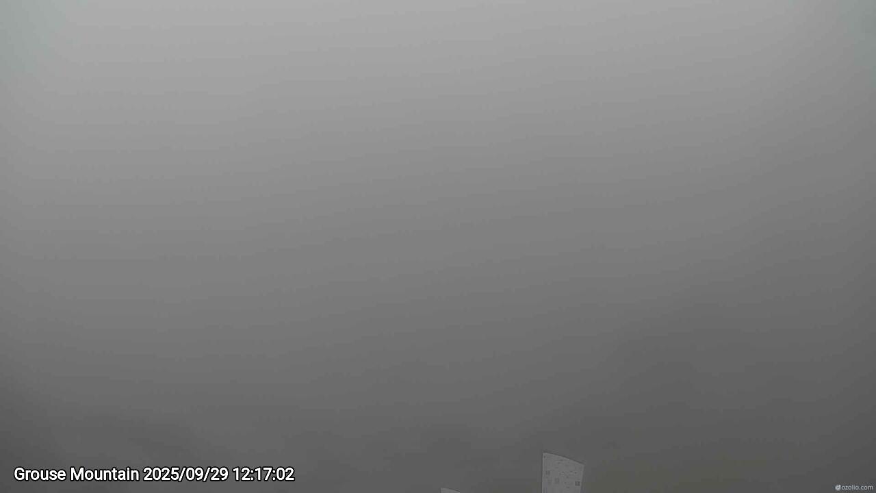 Webcam frame from Grouse Mountain at 2025/09/29 12:00