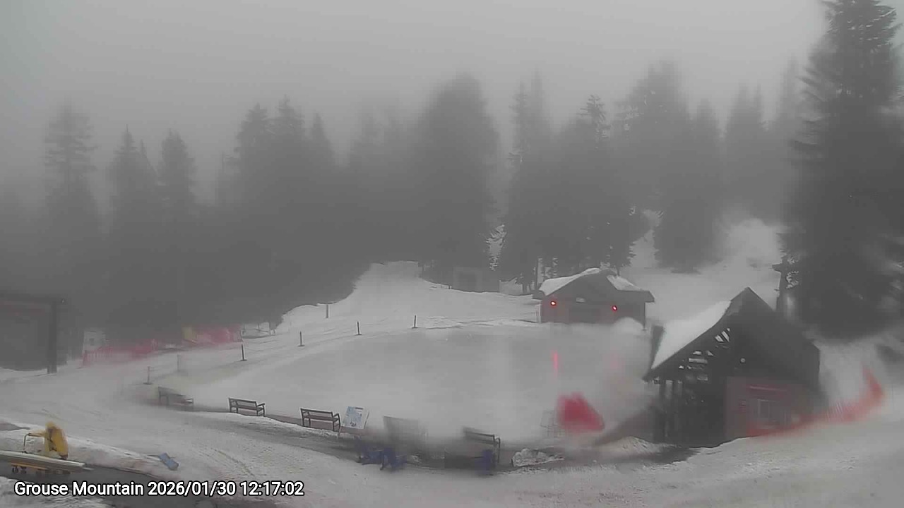 Webcam frame from Grouse Mountain at 2026/01/30 12:00