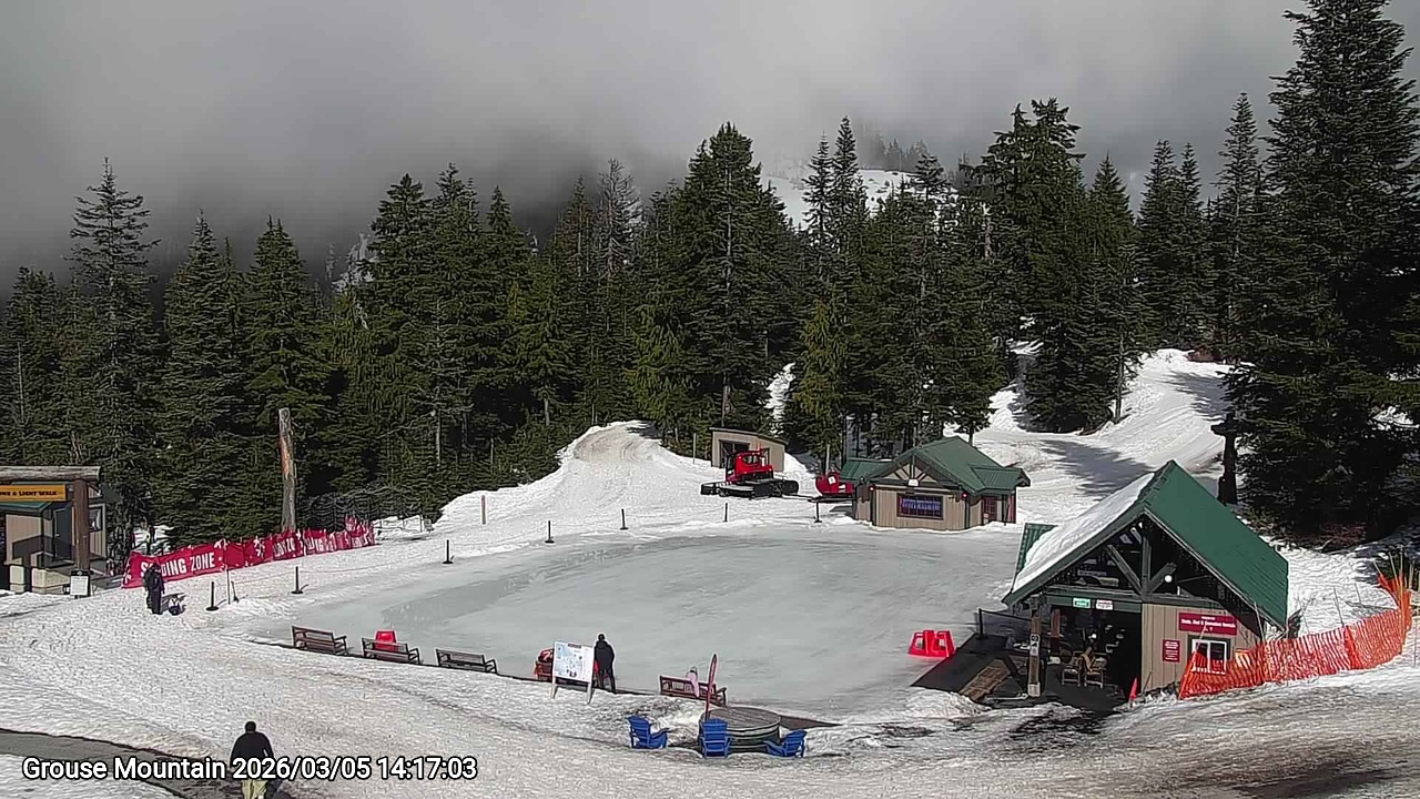 Webcam frame from Grouse Mountain on 2026/03/05