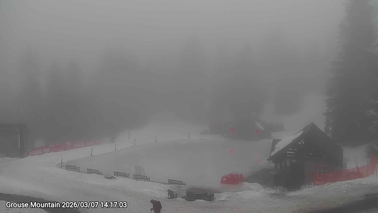 Webcam frame from Grouse Mountain on 2026/03/07