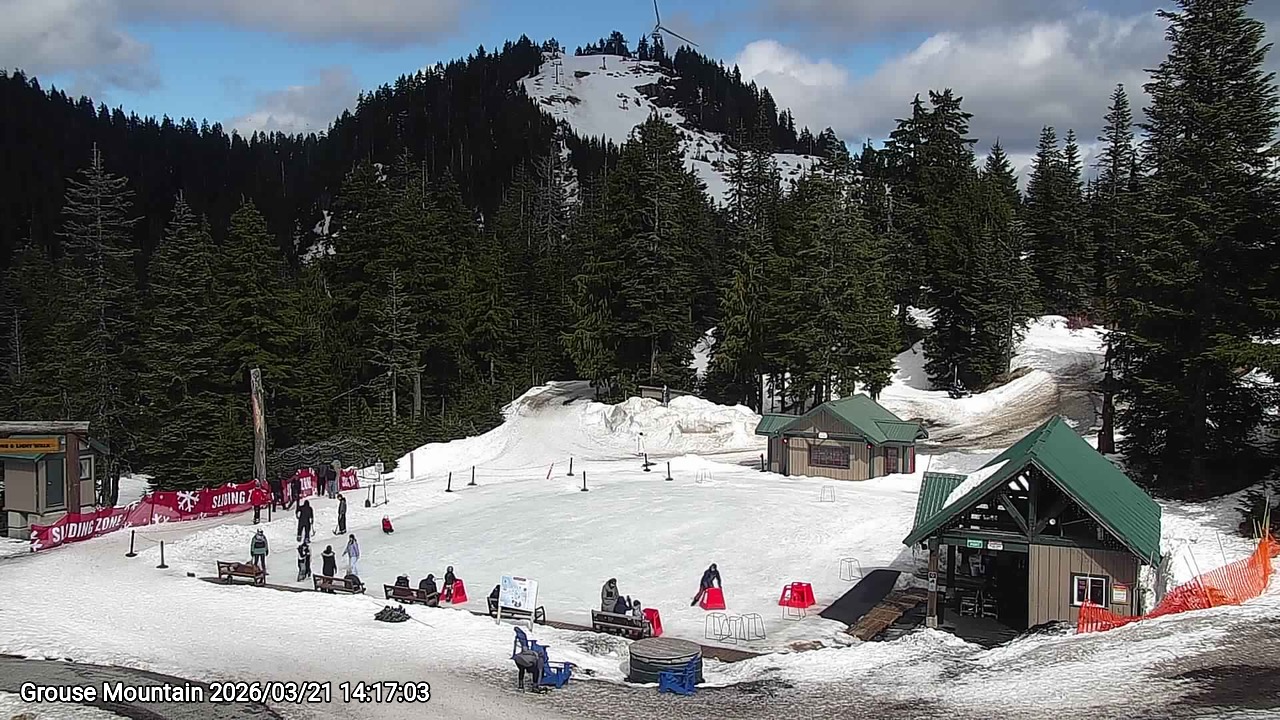 Webcam frame from Grouse Mountain on 2026/03/21
