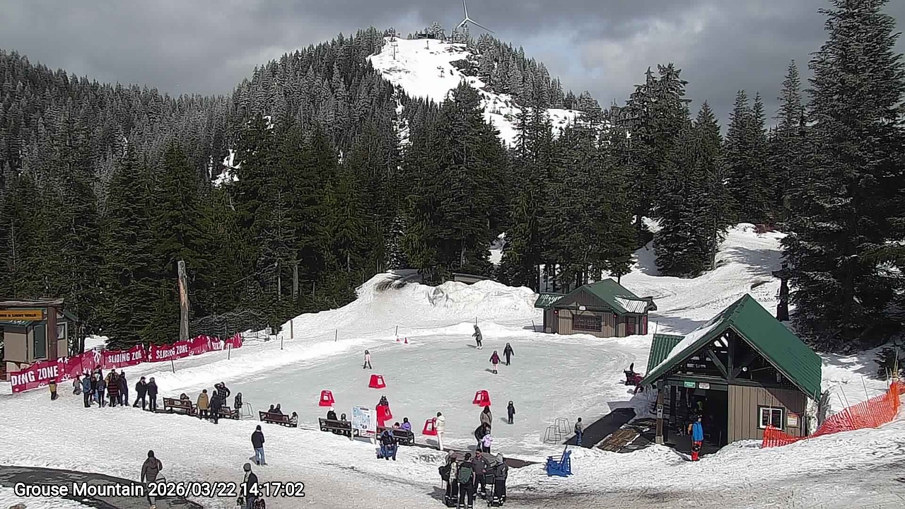 Webcam frame from Grouse Mountain on 2026/03/22