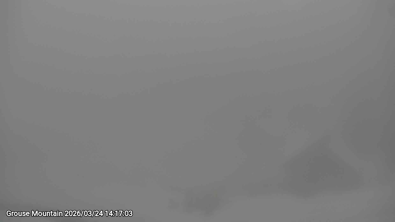 Webcam frame from Grouse Mountain on 2026/03/24