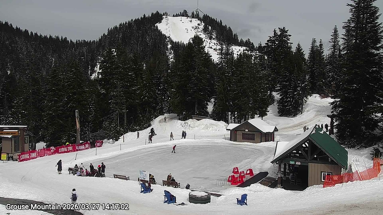Webcam frame from Grouse Mountain on 2026/03/27