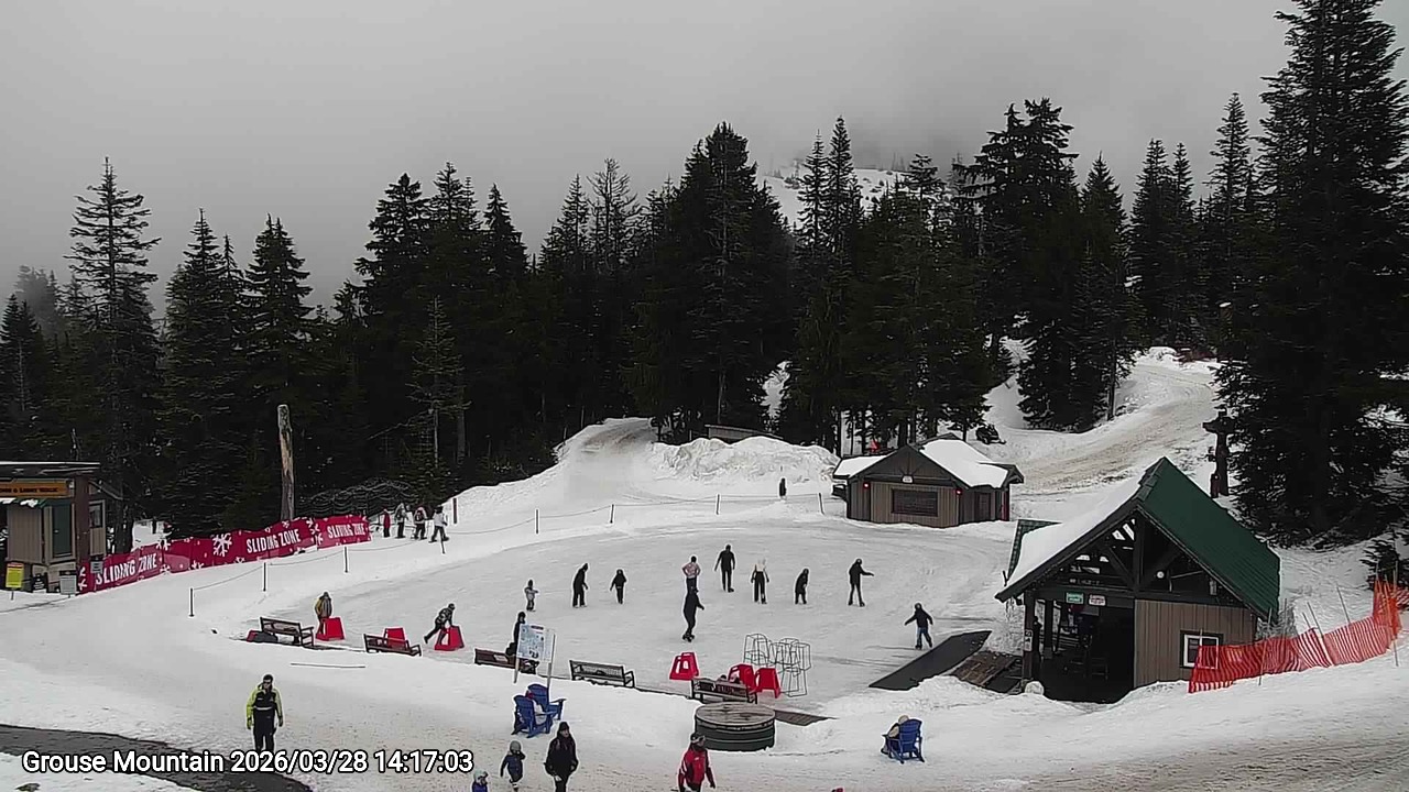 Webcam frame from Grouse Mountain on 2026/03/28