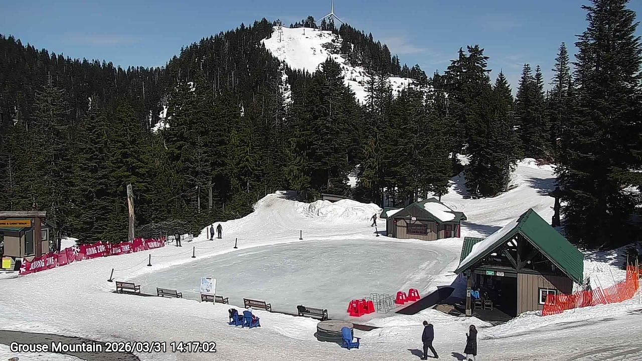 Webcam frame from Grouse Mountain on 2026/03/31