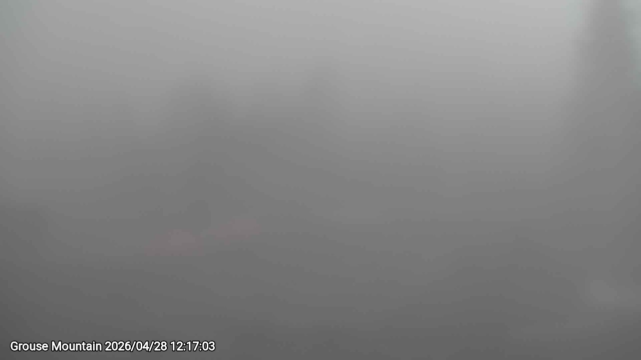 Webcam frame from Grouse Mountain at 2026/04/28 12:00