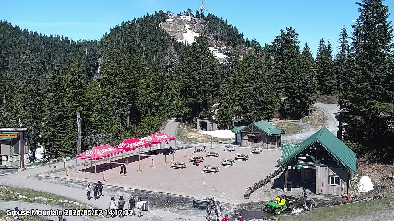 Webcam frame from Grouse Mountain on 2026/05/03