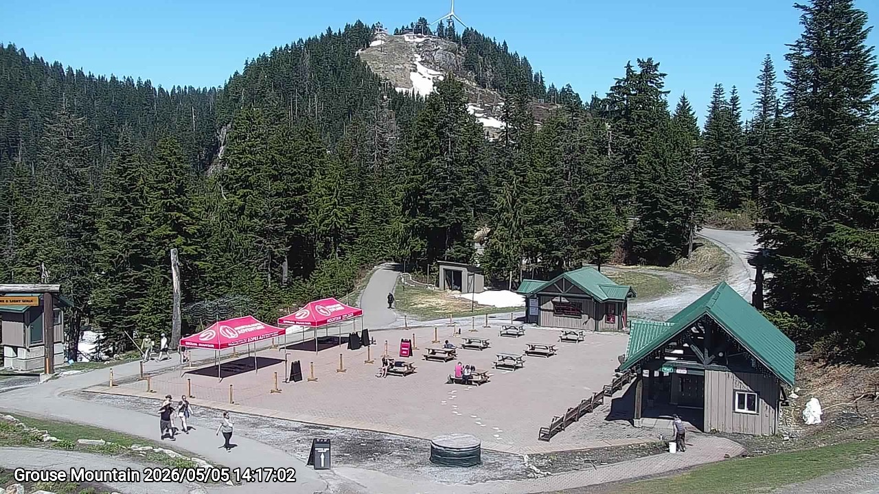 Webcam frame from Grouse Mountain on 2026/05/05