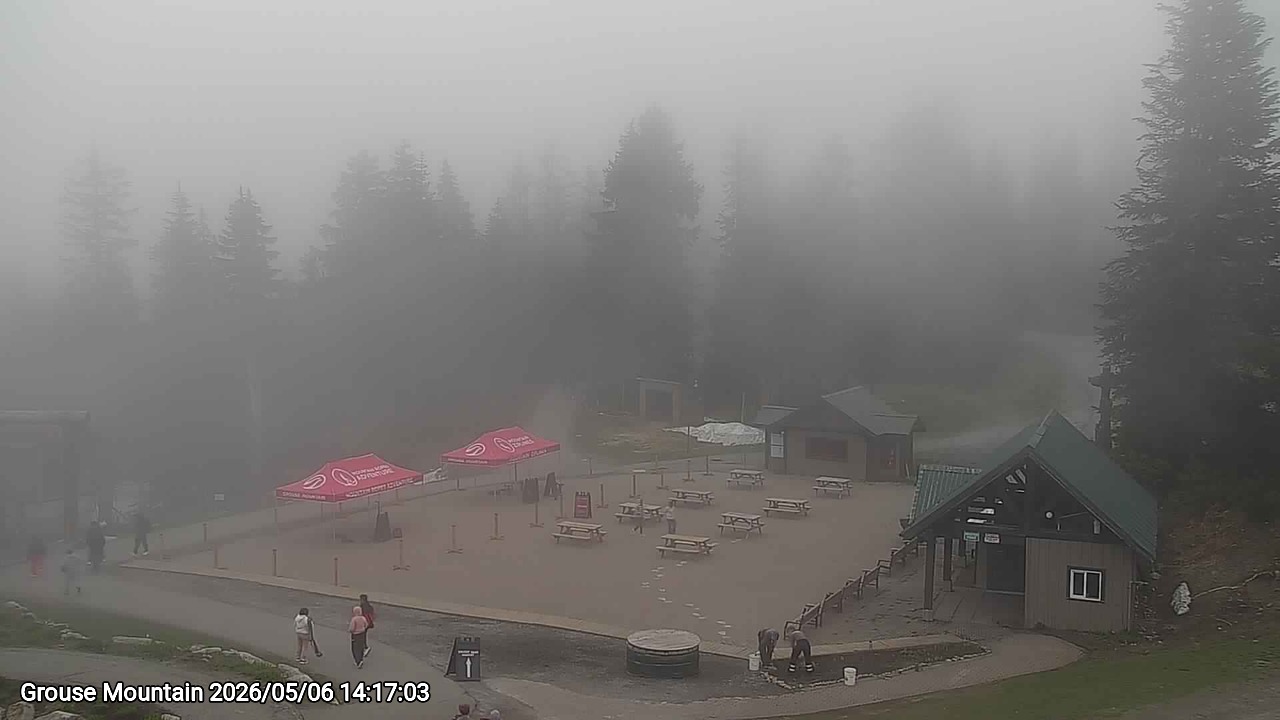 Webcam frame from Grouse Mountain on 2026/05/06